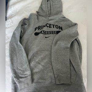 Grey Nike Princeton lacrosse sweatshirt